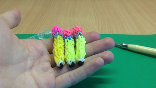 3D мини Карандаш из резинок на станке monster tail