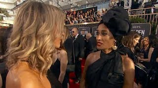 Stars 'blackout' red carpet at Golden Globes