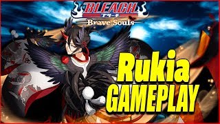 RUKIA LEVEL 200 GAMEPLAY (Spirit Society Version) Bleach Brave Souls