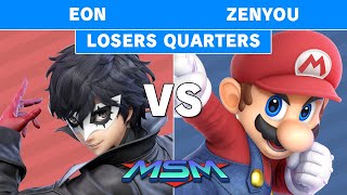 MSM 227 - FS | Eon (Joker) Vs Zenyou (Mario) Losers Quarters - Smash Ultimate