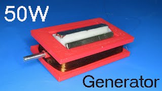 How to make 3D Printed 50W Generator