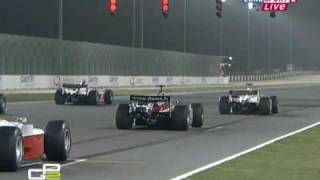 GP2 Asia Qatar Race 1 Start