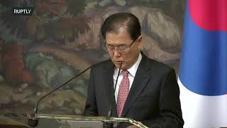 LIVE: Lavrov and South Korean FM Chung Eui-yong give press conference in Moscow