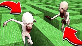 ПРЯЧУСЬ ОТ SCP-096 В ЛАБИРИНТЕ! SCP В ЛАБИРИНТЕ! (СКРОМНИК)
