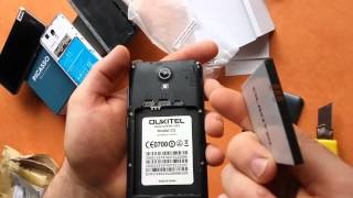 Распаковка и первоначальный обзор смартфона oukitel c2 ,сравнение с Vkworld f1 и Blubooo Picasso