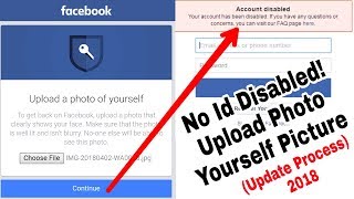 Solved Facebook Photo Yourself Picture Upload ID Disabled Problem | Update New Solution 2018