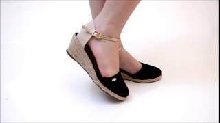 Sandália Anabela Espadrille Feminina Luz da Lua