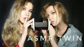 АСМР БЛИЗНЯШКИ ? ЧИСТКА & МАССАЖ УШЕК | ASMR TWIN EAR CLEANING & Oil Ear Massage