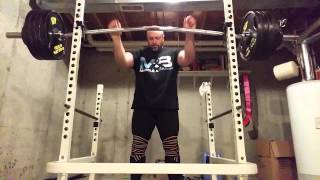 500x2 Squat PR - Watch the Second Rep Closely