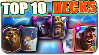 TOP 10 ? DIE BESTEN DECKS | Clash Royale Let's Play | Deutsch German