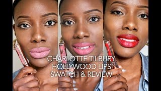 Charlotte Tilbury Matte Lipstick Swatch and Review: Screen Siren, Rising Star & more