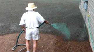 Spreading Topsoil and Hydro Seeding