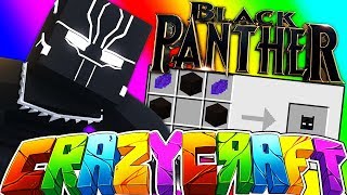 BLACK PANTHER SUPERHERO MOVIE ARMOR - MINECRAFT CRAZY CRAFT 2 #3 | JeromeASF