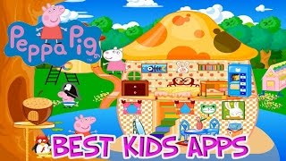 Peppa Pig Mushroom House Свинка Пеппа и новый домик-гриб помогаем Пеппе расставлять мебель