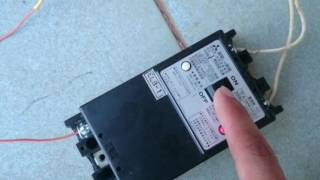 Test ATTOMAT CHỐNG GIẬT(ELCB) JAPAN sau lioa