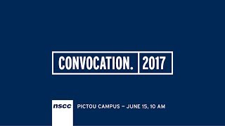 NSCC Pictou Campus Convocation 2017