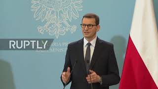 Poland: Migrant crisis is ‘manifestation of state terrorism’ - PM Morawiecki