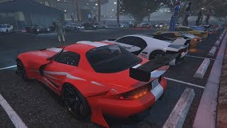 Livestream - GTA 5 - RACECAR MEET and Racing Playlist PS4