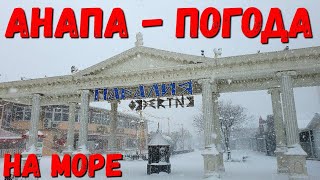 #АНАПА КАК СИБИРЬ. ПОГОДА 8.02.2020 МЕТЕЛЬ В #ВИТЯЗЕВО НА ПАРАЛИИ - МОРЕ СКАЗКА!!