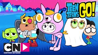 Юные Титаны, вперёд! | Хэллоуинское преображение | Cartoon Network