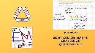 UKMT Senior Maths Challenge 2017 Questions 1-10