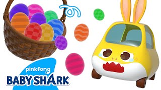 Easter Egg Hunt with Baby Shark! | Baby Shark Hide and Seek | Learn Colors 