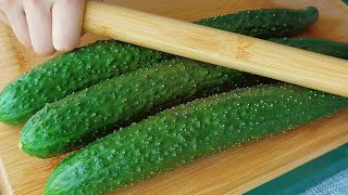 【小穎美食】涼拌黃瓜，切記不要用鹽醃，教你一招，比飯店的還好吃，5分鐘學會