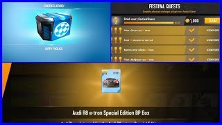 Asphalt 8: Finishing the Fast-Lane Festival | R8 Etron SE or NO? & a Happy Package box