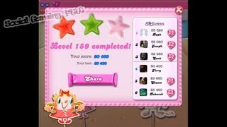 SocialGamingFTW - Candy Crush Saga - Episode 12 - Level 159 - 2 Star! - NO Boosters!