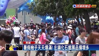公德心在哪? 左鎮化石園區展品損壞多－民視新聞