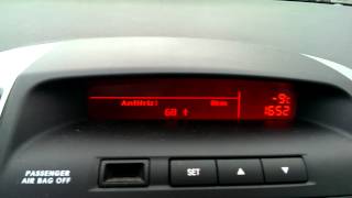 OBDII на верхний дисплей Kia Ceed FL