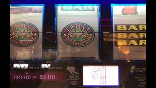 Super Big Win Triple Diamond $1 Slot machine Max bet $3 ? Lightning Link 10c Slot  Akafujislot