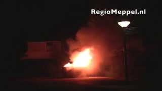 Uitslaande containerbrand in Meppel