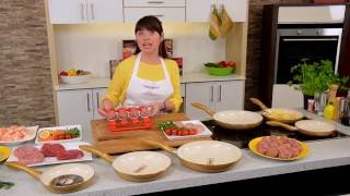EXPRESS-SHOP.TV  -  Bergner Fusion Gold Pfannen Set 3-tlg.