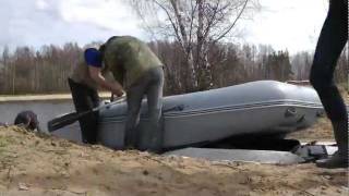 Best Russian inflatable boat Rotan 420M - catamaran | Надувная лодка Ротан 420М