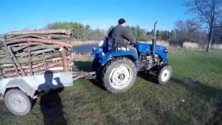 Дрова на зиму.Заготівля дров.harvested wood
