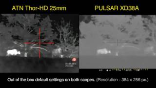ATN ThOR / MARS HD / OTS-HD Thermal Scope vs Pulsar Thermal Scope APEX / TRAIL