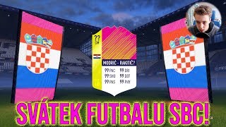 CHORVATSKO, STŘEDNÍ ZÁLOŽNÍK... ? SVÁTEK FUTBALU SBC! | FIFA 18 CZ