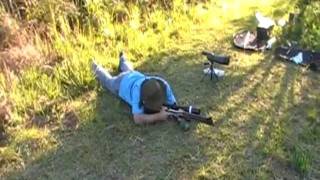Airgun Sumatra 2500R .22 Long Range shots 150 meters 164 yards