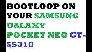 How To Unbrick Your Samsung Galaxy Pocket Neo (SIMPLE/EASY WAY)