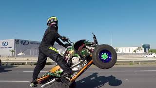 World’s longest wheelie on a Quad Bike - Dubai Motorbike Festival 2018