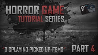 [Tutorial] Horror Game Tutorial in Unity3D [Displaying Items] - Part 4