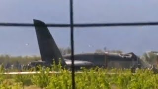 В Алжире разбился военный самолет