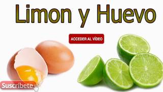 LIMON Y HUEVO SORPRENDENTE (Mira lo que le gace a tu salud)