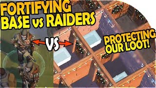 PROTECTING OUR LOOT vs RAIDERS + UPGRADING our BASE DEFENSES - Last Day On Earth Survival 1.7 Update