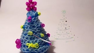 Елочные игрушки из резинок Rainbow Loom на лумигуруми елочку, Радужки Rainbow World