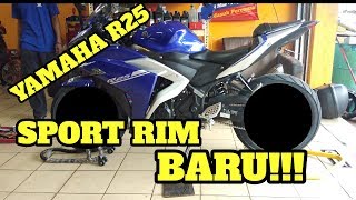 MASUK SPORT RIM BARU | YAMAHA R25
