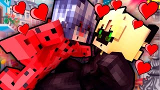 Minecraft Miraculous Ladybug: Meet Lady Wifi! Ladybug KISS Cat Noir (S1.EP1 Minecraft Animations)