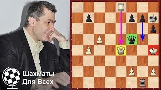 Шахматы. Василий Иванчук ставит МАТ ПЕШКОЙ!