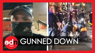 Shocking Moment BLM Protester Gunned Down at Close Range in Austin